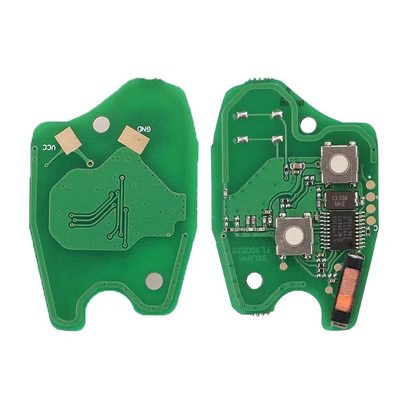 Color: Silver, Number of Buttons: 4 Buttons - jingyuqin 2BTN Remote Key For Renault Duster Modus Clio 3 Twingo DACIA Logan Sandero Kangoo 433MHz PCF7946 PCF7947 pcf7952E Chip