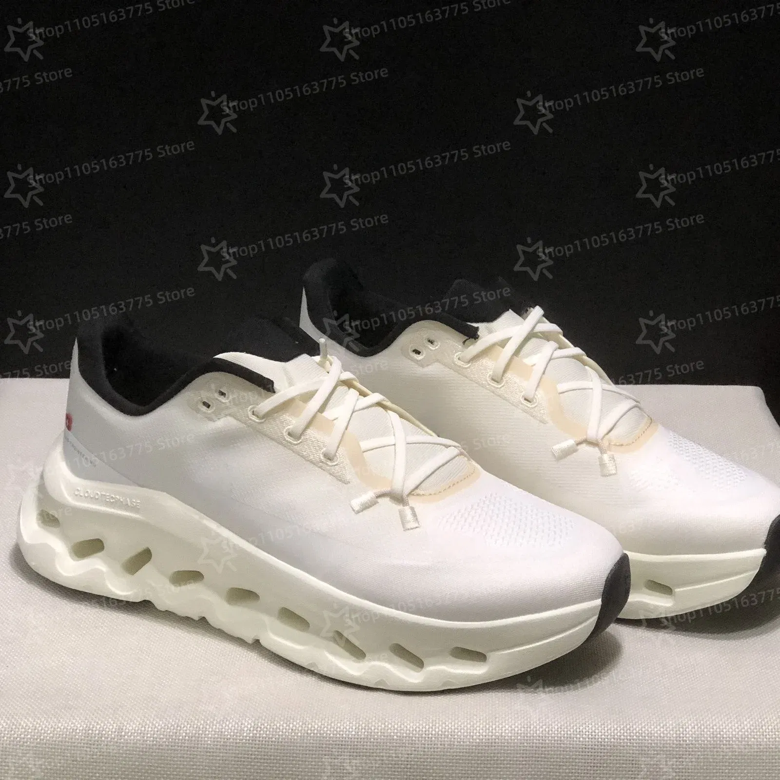 Color: WHITE, Shoe Size: 40 - 2025 New casual shoes for men and women Cloudtilt couples lightweight and comfortable running shoes sports shoes size 36-45