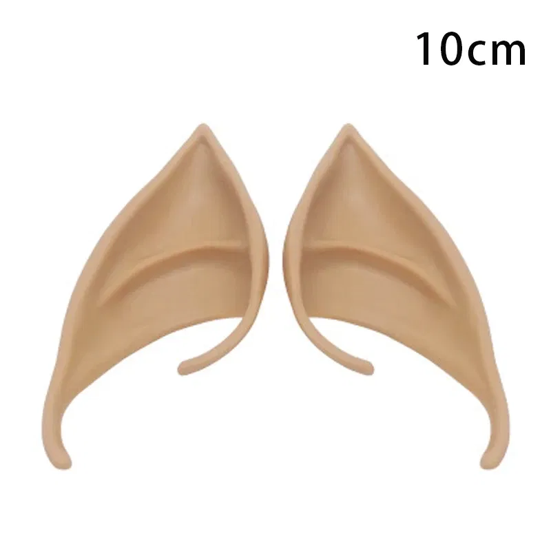 Color: Deep Sapphire - 1Pairs Cosplay Latex Fairy Angel Elf Ears Halloween Masquerade Party Costumes Halloween Party Decoration Supplies Photo Props