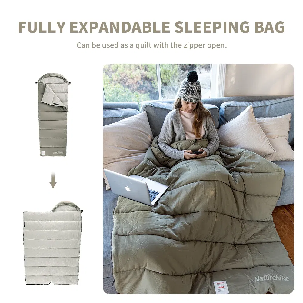 Color: Brown, Ships From: CN - Naturehike Sleeping Bag M180 Lightweight Sleeping Bag M300 Double Camping Sleeping Bag M400 Machine Washable Winter Sleeping Bag