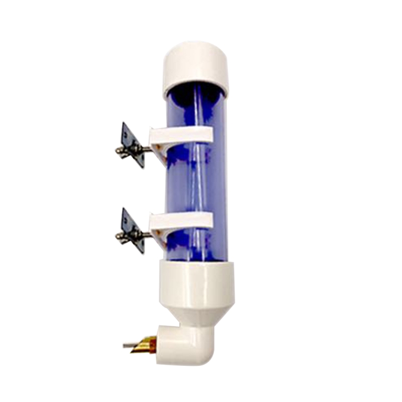 Color: WHITE, Size: L - Parakeet Bird Feeder Pet Cage Hanging Automatic Food Bowl Drinking Water Dispenser for Parrot Budgies Cockatiel