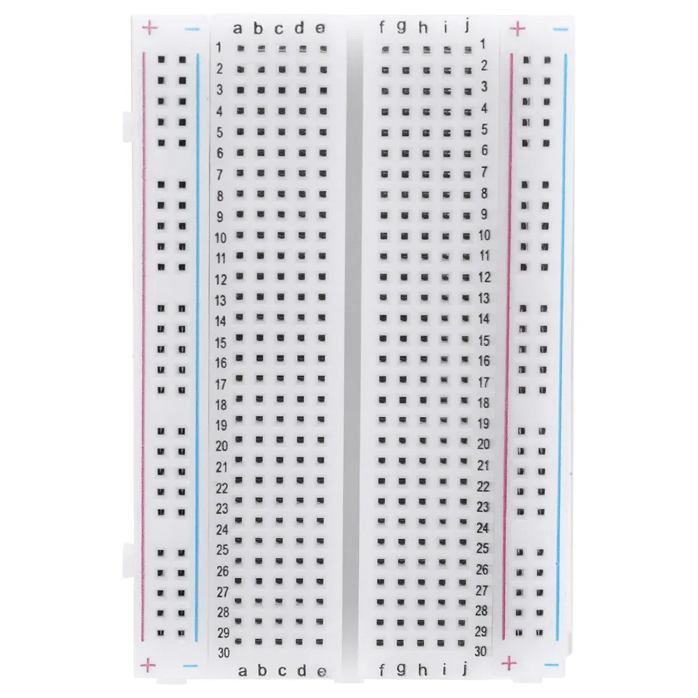 Color: Khaki, Ships From: CHINA - 1-10Pc 400 Tie Points Solderless PCB Breadboard Spliceable Universal MB102 Breadboard DIY Bread Board for Experiment Test Robot