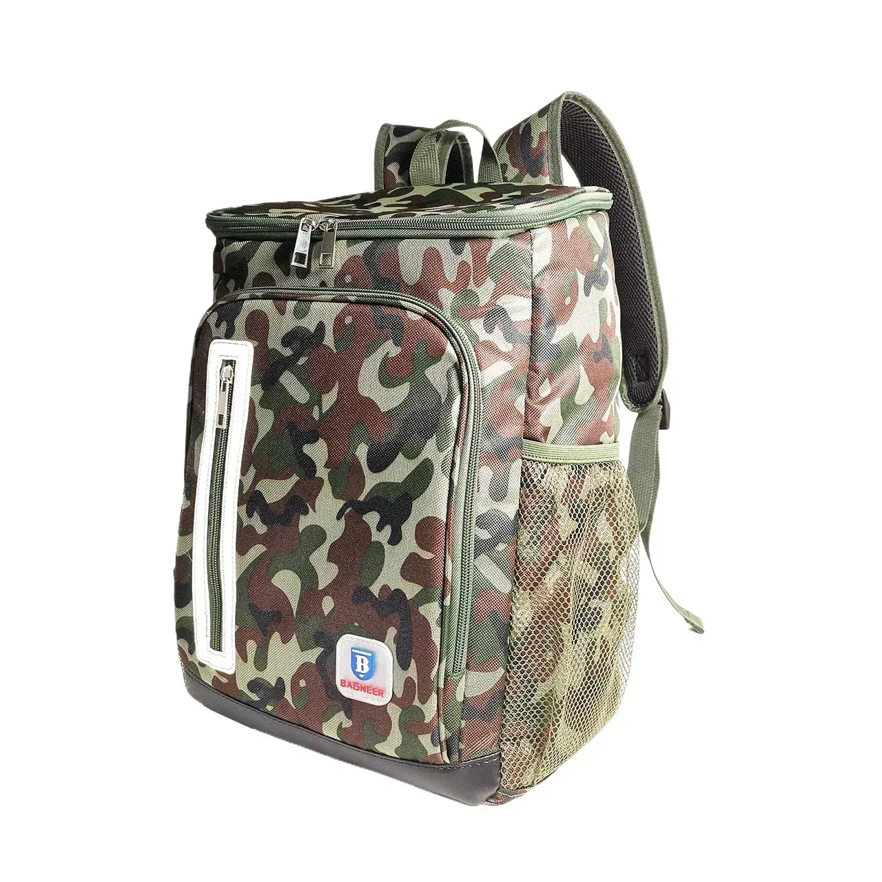 Color: green - 20L Outdoor Thermal Backpack Cooler Bags Insulated Lunch Bag Leakproof Camping Beer Drink Picnic Backpack Food Fresh Keeping Bag