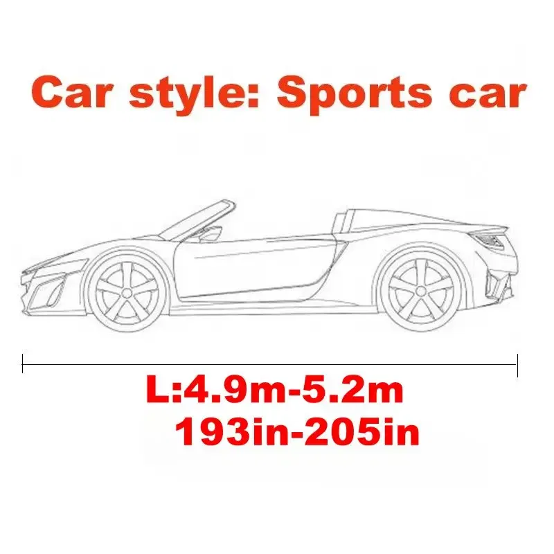 Color Name: GRAY, Size: M - Universal Stretch Car Cover Sunproof Windproof Dustproof Scratch Resistant UV Protection for Sports Car Sedan SUV Beauty Styling