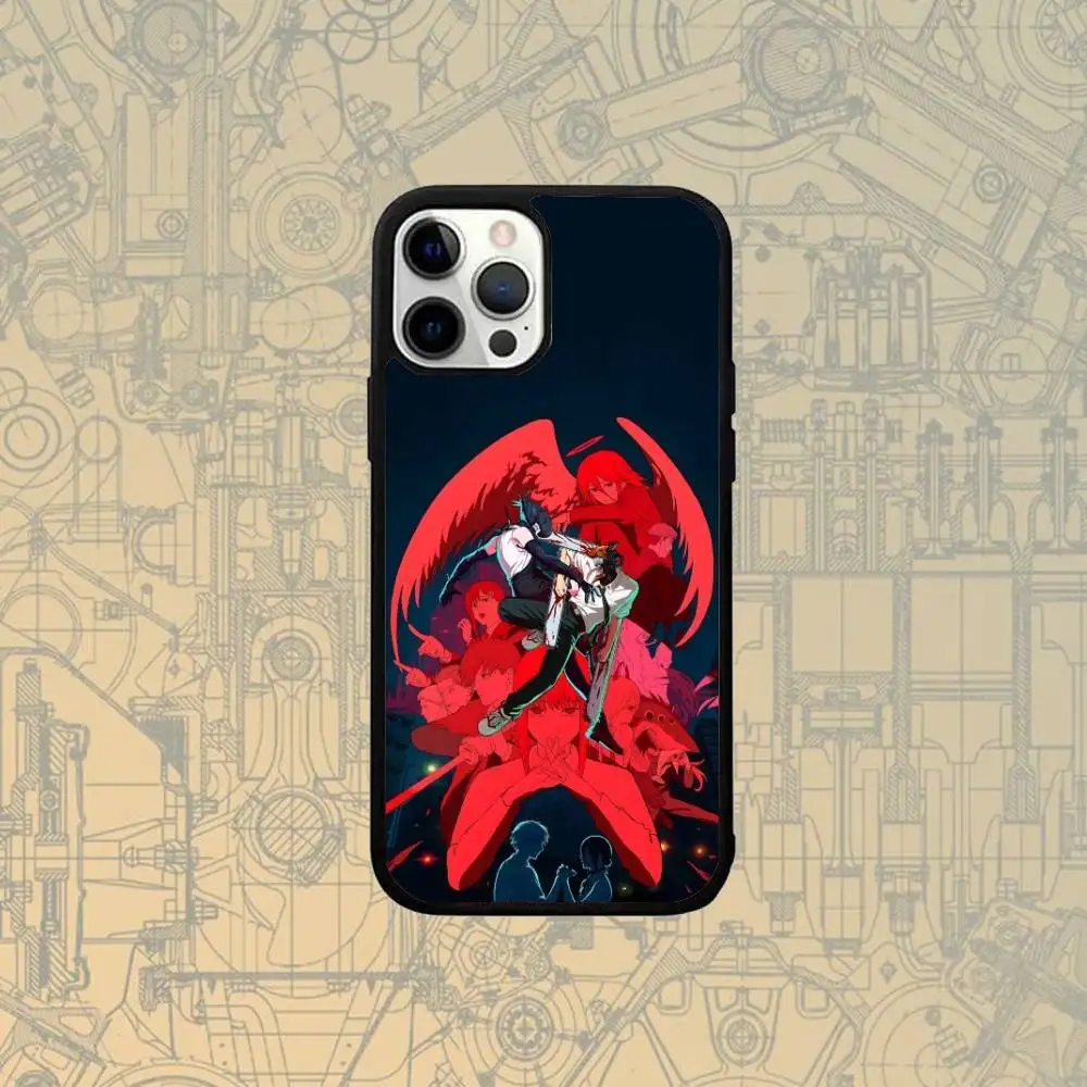 Color: Blue, Material: Silicon - C-Chainsawman Reze Arc Movie Phone Case For IPhone 17,16,15,Pro,Max,Air,14,Plus,13,12,11 Magesafe Wireless Charge Cover