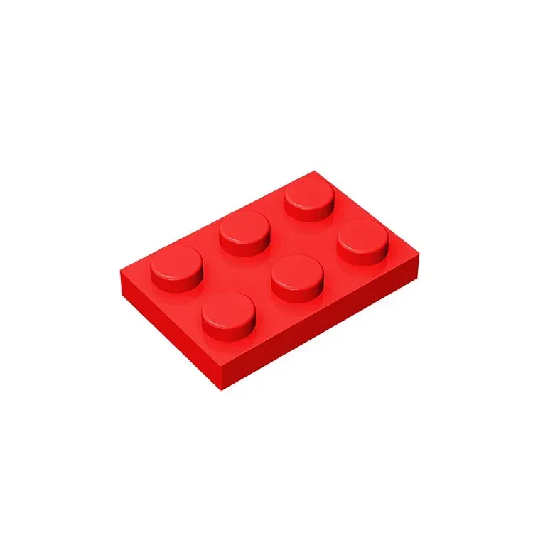 Color: NAVY - Gobricks GDS-510 Plate 2 x 3 compatible  with lego 3021 pieces of children's DIY building block Particles Plate DIY