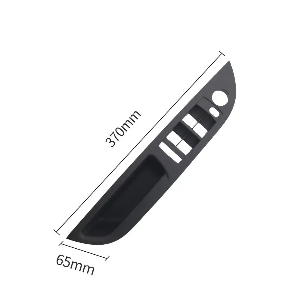 Color: GRAY, Ships From: CHINA - LHD Car Interior Inner Door Handle Panel Trim Cover For BMW E60 E61 5 Series 520 525 528 2008-2010 Black Beige 51416983705