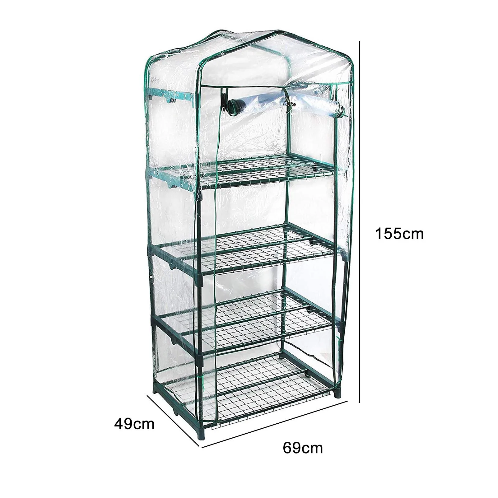Size: XXL, Ships From: United States - 4-layer / 5-layer Greenhouse Cover 100% Waterproof And UV Resistant Transparent Rainproof PVC Cover Gardening Greenhouse Cover