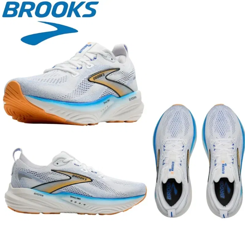 Color: Blue, Shoe Size: 42 - Brooks Women?™s &Men?™s Glycerin 22 Neutral Running Shoe Provides A Perfect Blend of Cushioning and Responsiveness