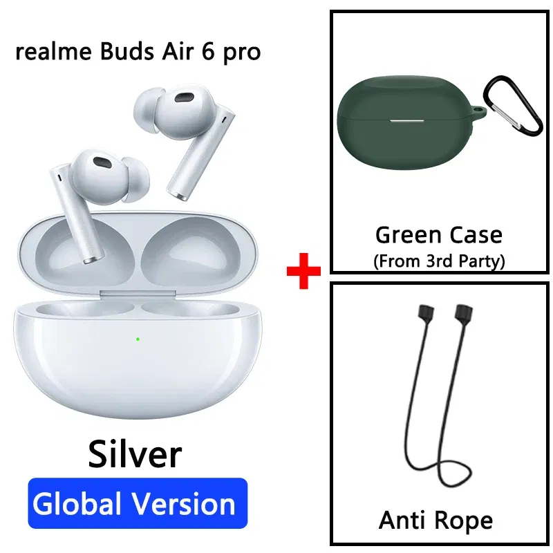 Color: Red, Ships From: CHINA - New! Global Version Buds Air 6 Pro True Wireless Earphone 50dB Deep Sea Noise Reduction 2.0 Bluetooth 5.3 IP55 Headphone