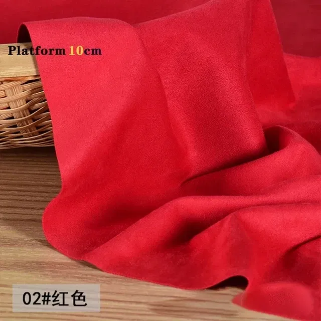 Color: Yellow, Size: S - Suede Shoes Cover Steel Pole Dance Training Specific Protective Cover 10CM Platform Anti Slip Wear-resistant Boots Protective