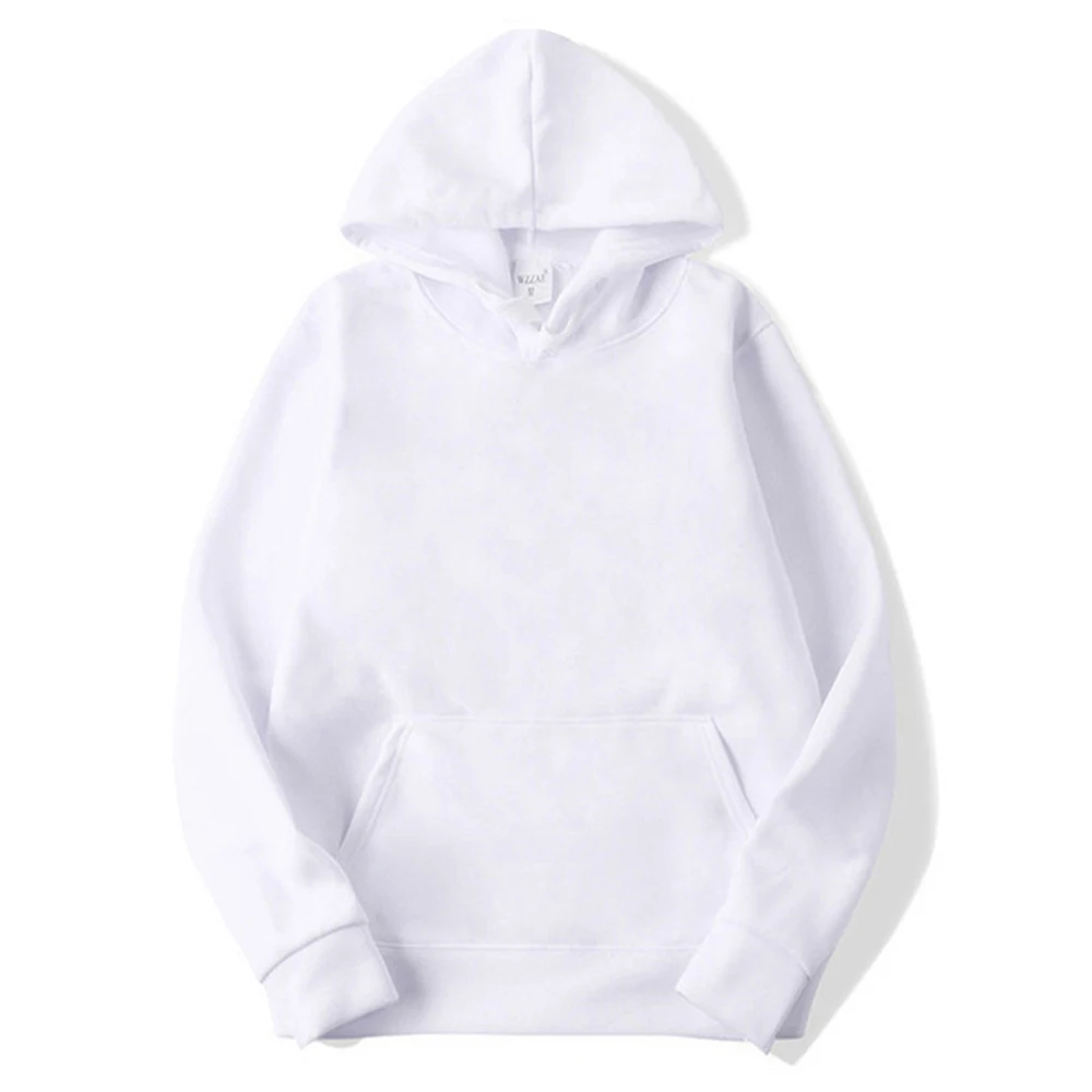 Color: GRAY, Size: XXL - Blank Fleece Fashion Hoodies Men Pull Over Wholesale Hooded Sweatshirt Unisex Cheap Solid Hoodie In Bulk Sudaderas Con Capucha