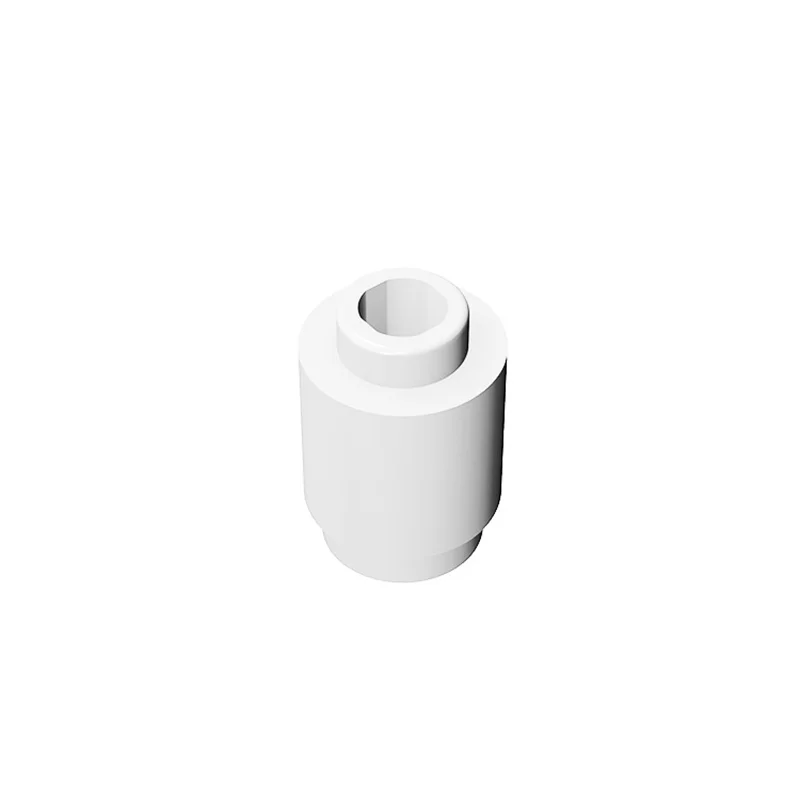 Color: PURPLE - 50PCS 3062b 30068 35390 3062 Accessories 1x1 Cylindrical Brick DIY Buildings? Blocks Educational Toys City Toy