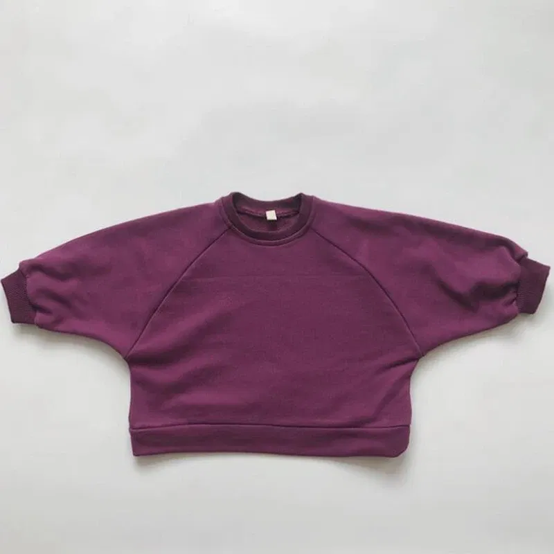 Color: black, Kid Size: 12M - Children Clothing Japan Korean Style Autumn Spring  Baby Girls Boys Casual Long Sleeve Sweatshirts T-shirt Kids Pullover Tops