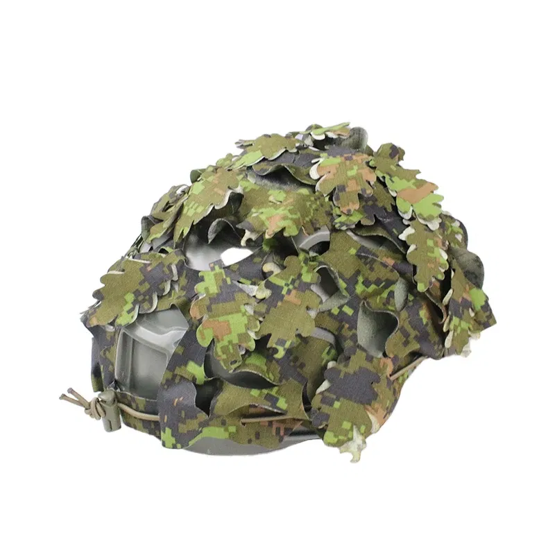 Color: WHITE - FAST Helmet Cover Flecktarn Splittertarn NFP CADPAT Camouflage Cap customed camo