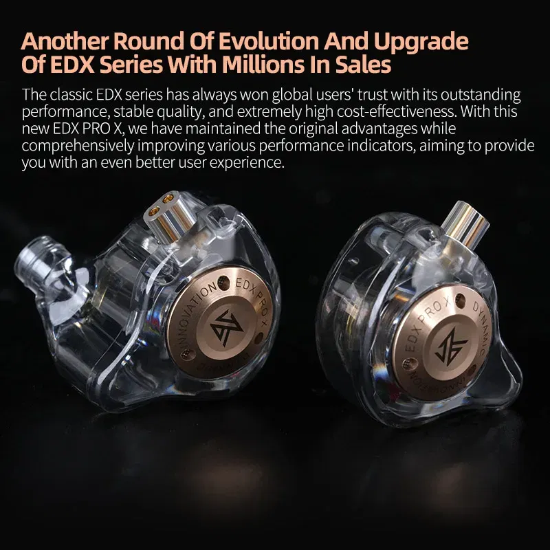 Color: Pink - KZ EDX PRO X In Ear Dynamic Drive Earphone HIFI Bass Music Earbud Sport Noise Cancelling Headset ZSN ZST  ZS10 pro x  C12 CRA
