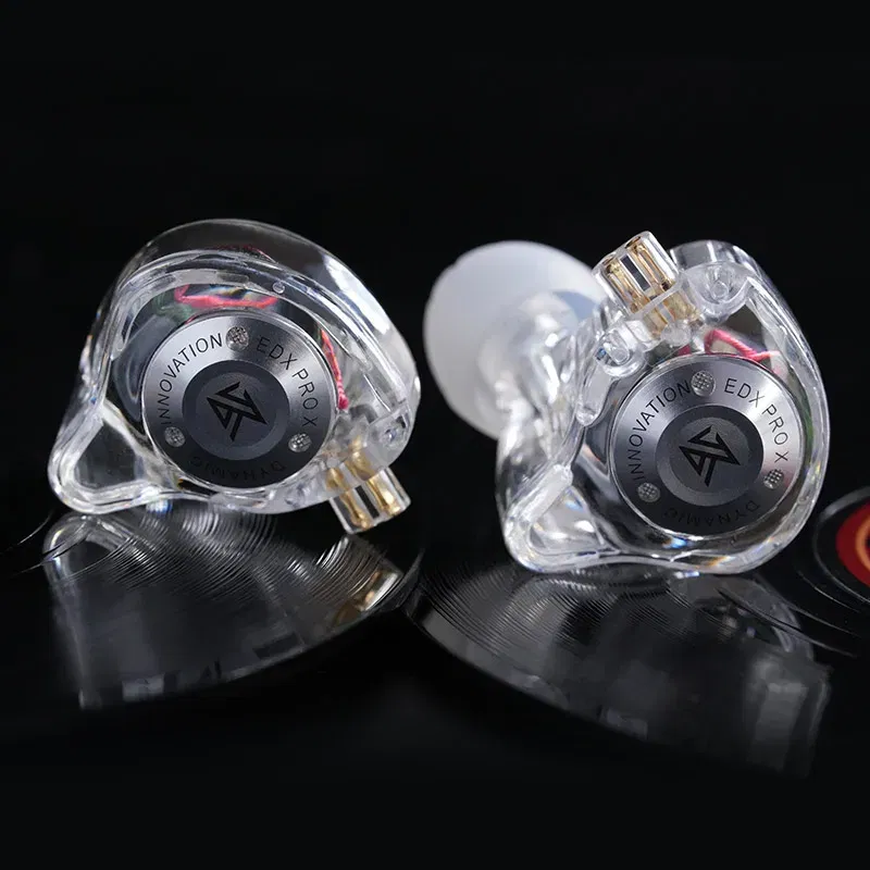 Color: Pink - KZ EDX PRO X In Ear Dynamic Drive Earphone HIFI Bass Music Earbud Sport Noise Cancelling Headset ZSN ZST  ZS10 pro x  C12 CRA