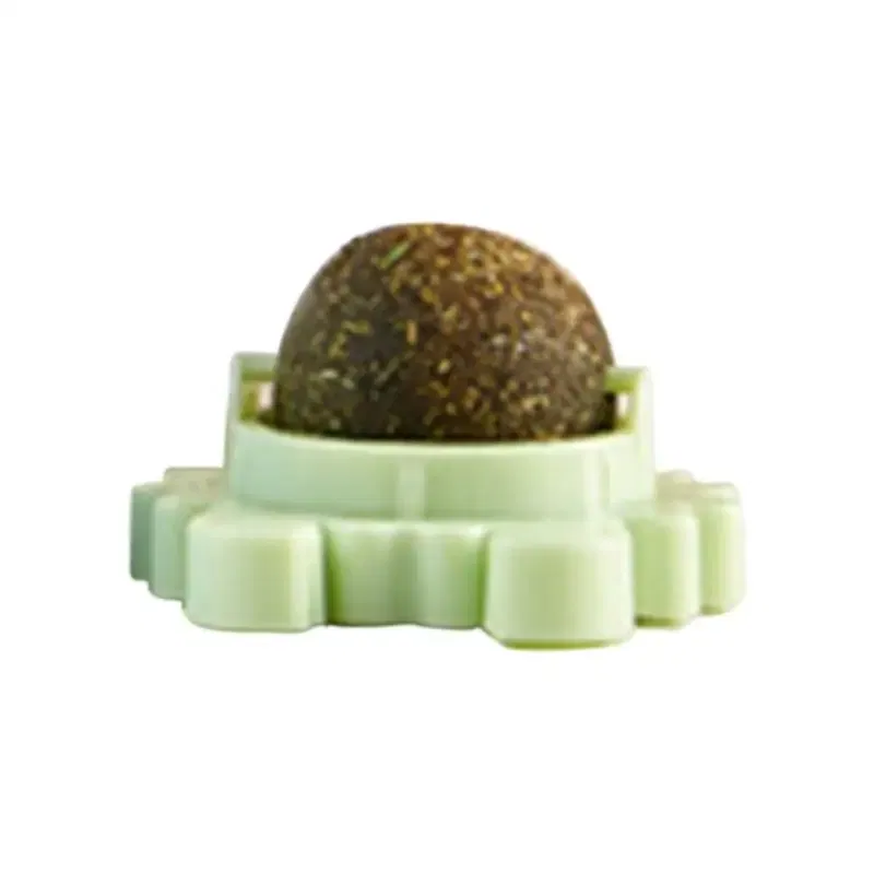 Color: Green, Ships From: CHINA - Catnip Wall Ball Safe Edible Cat Licking Toy Cat Chew Toy Teeth Cleaning Cat Bite Toy Removable Catnip Licking Toys For Cats