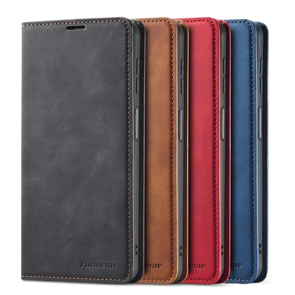 Color: Brown, Material: PVC - Leather Case for Samsung Galaxy A54 A53 A34 A33 A14 A13 A15 A25 A12 A22 A32 A52s A6 A7 A10 A20e A40 A50 A70 A21s A31 A41 A51 A71