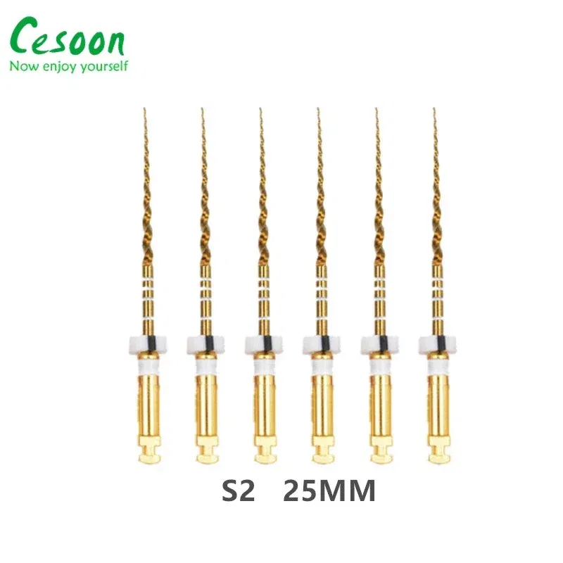 Color: Black - Dental Heat Activation Gold Flexible Files Endodontic Endo NITI Rotary File Nickel Titainium For Root Canal Dentistry Lab Tools