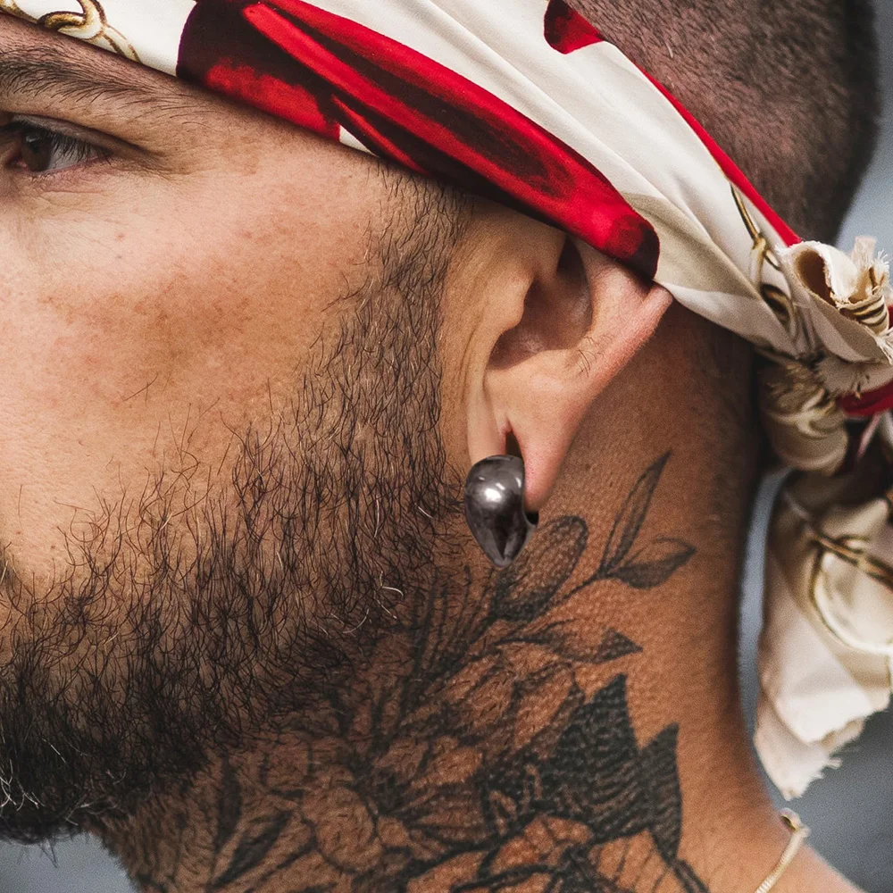 Metal color: Light Yellow Gold Color, Main Stone Color: WHITE - Giga 00g Teardrop Stainless Steel Ear Expander Weights Gauges For Women, 10mm Ear Stretcher Hanger Piercing Body Jewelry