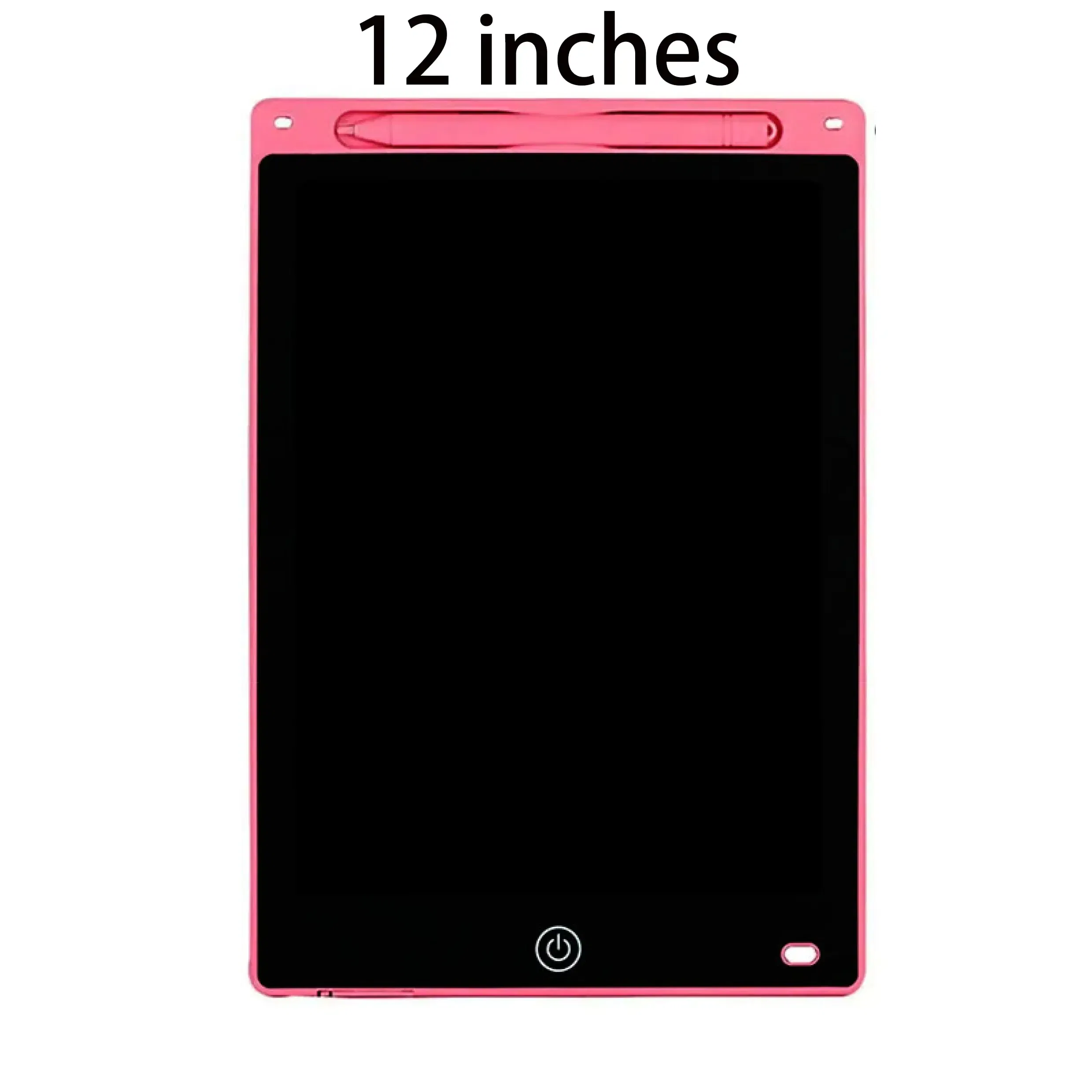 Color: Silver - 12 Inch LCD Writing Tablet Drawing Board Graffiti Sketchpad Mgaic Erasable Handwriting Pad Toys for Kids Boys Gifts
