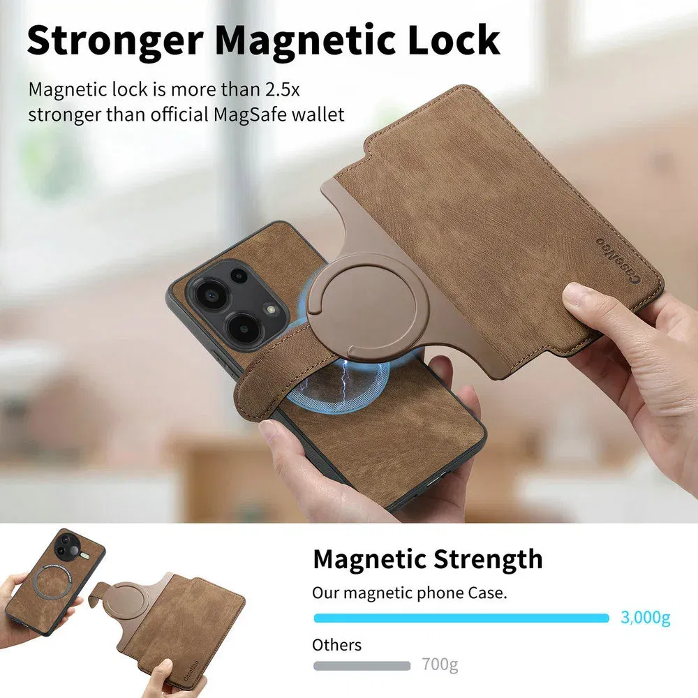Color: Blue, Material: PE - For Poco F8 Ultra F7 X7 X6 M6 M7 Pro 5G Luxury Case RFID Leather 2IN1 Detachable Book Funda Xiaomi Poco F6 X5 X 6 F 8 Flip Cover