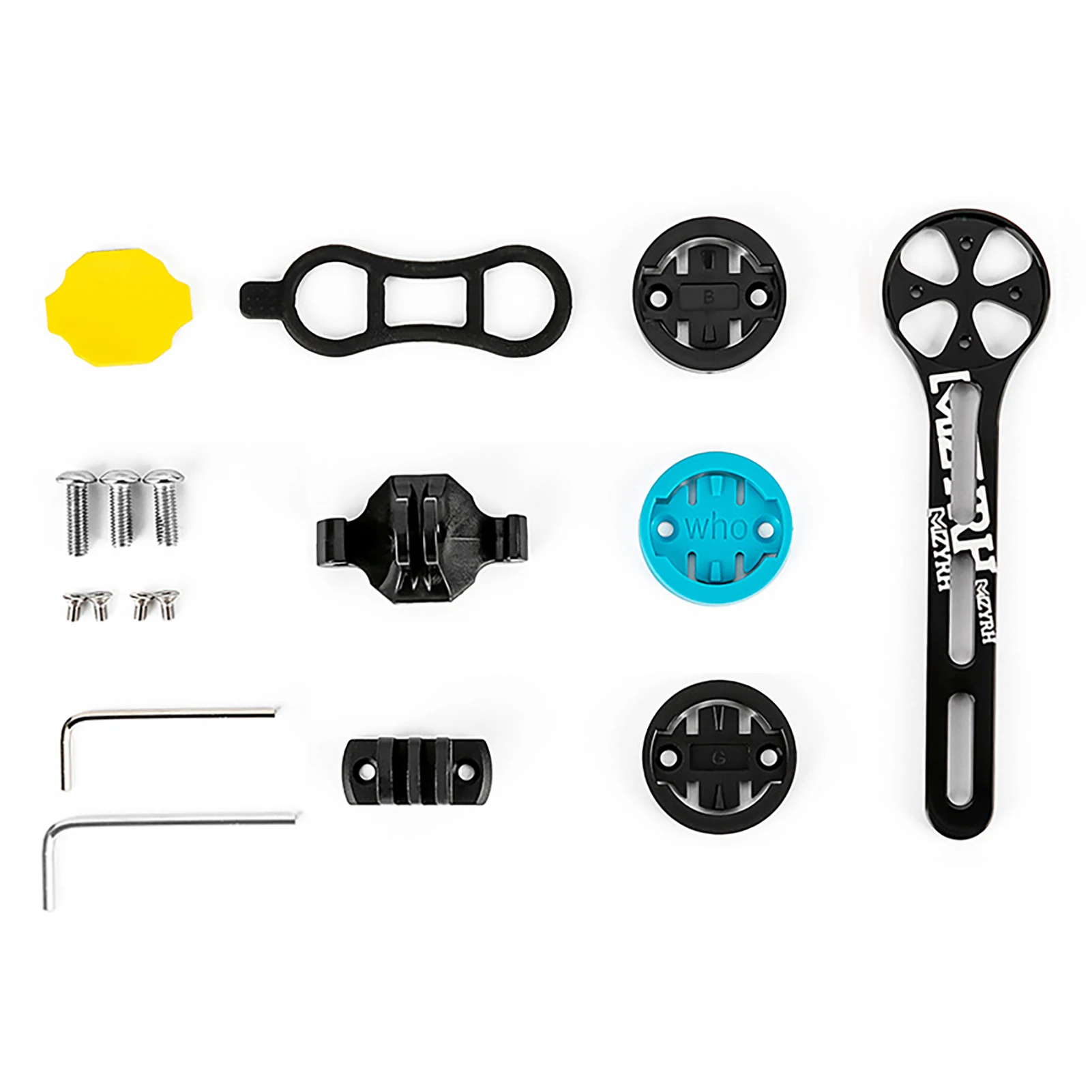 Color: green, Ships From: CN - Bicycle Stopwatch Holder Bike Computer Bracket Adapter MTB Bike Speedometer Stem Mount For Garmin Bryton Cateye Cycling