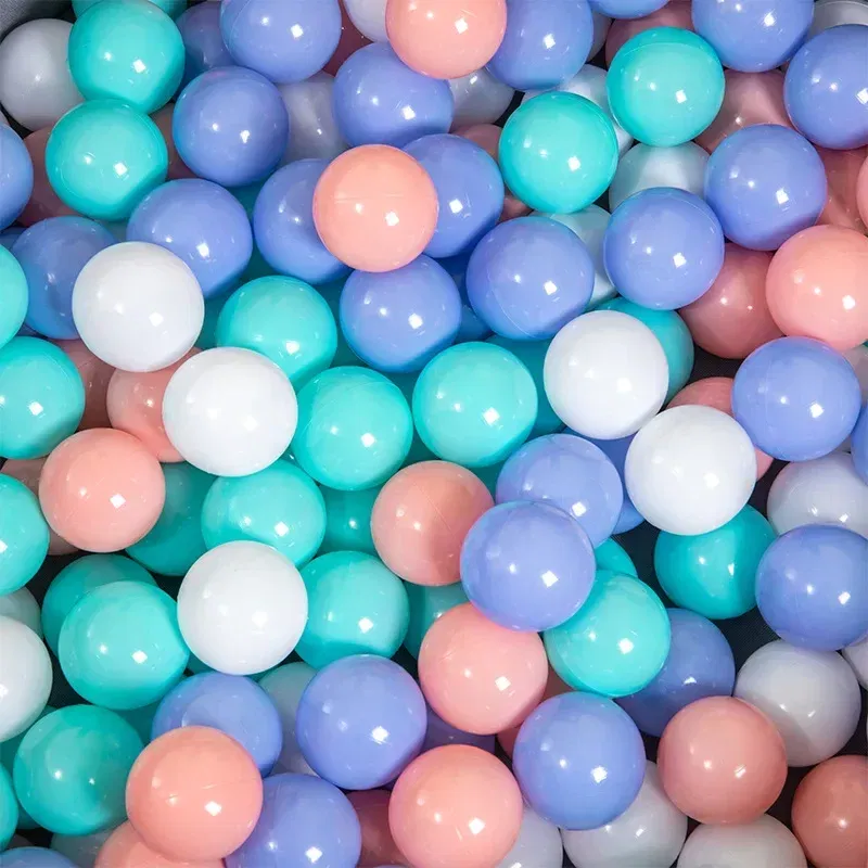 Color: Silver - 50pcs Colorful Love Star Plastic Ocean Ball Pits Eco-Friendly Funny Baby Kid Swim Pit Play Toy Water Pool Ocean Wave Balls Gifts
