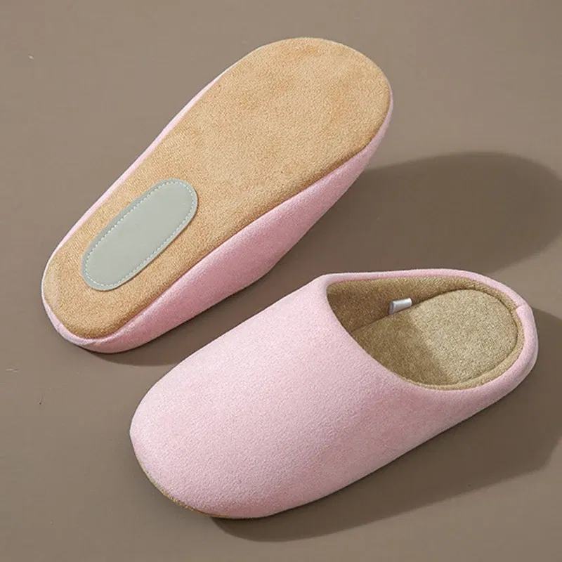 Color: Olivine, Shoe Size: 36-37, Ships From: CHINA - Asgard Women Warm House Slippers Winter 2024 New Silent Flat Bedroom Slides Indoor Cozy Fur Women Cotton Shoes Men Fuzzy Slipper