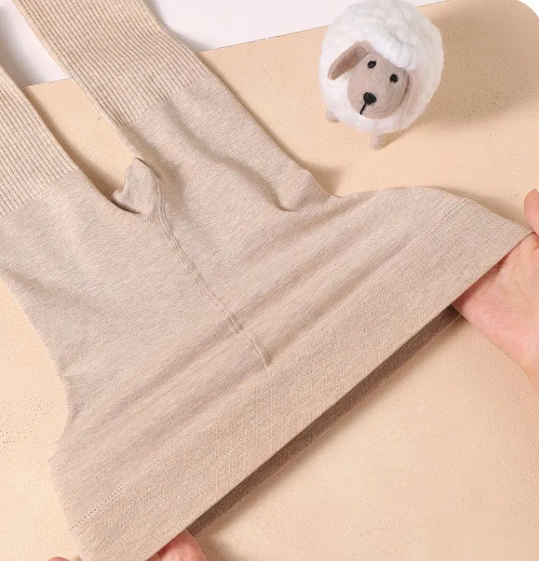 Color: Beige, Size: XS - Winter Infant Girls Plus Velvet Pantyhose Children's Leggings Thickening Children's Babys Skinny Pants Winter Clothes