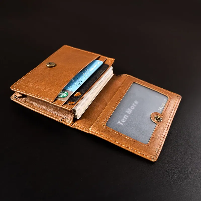 Color: wine red, Ships From: CHINA - Luxury Genuine Leather Cowhide Card Holder RFID Blocking Purse Men and Women Credit Card Wallet Slim Business ID VIP Cards Bags