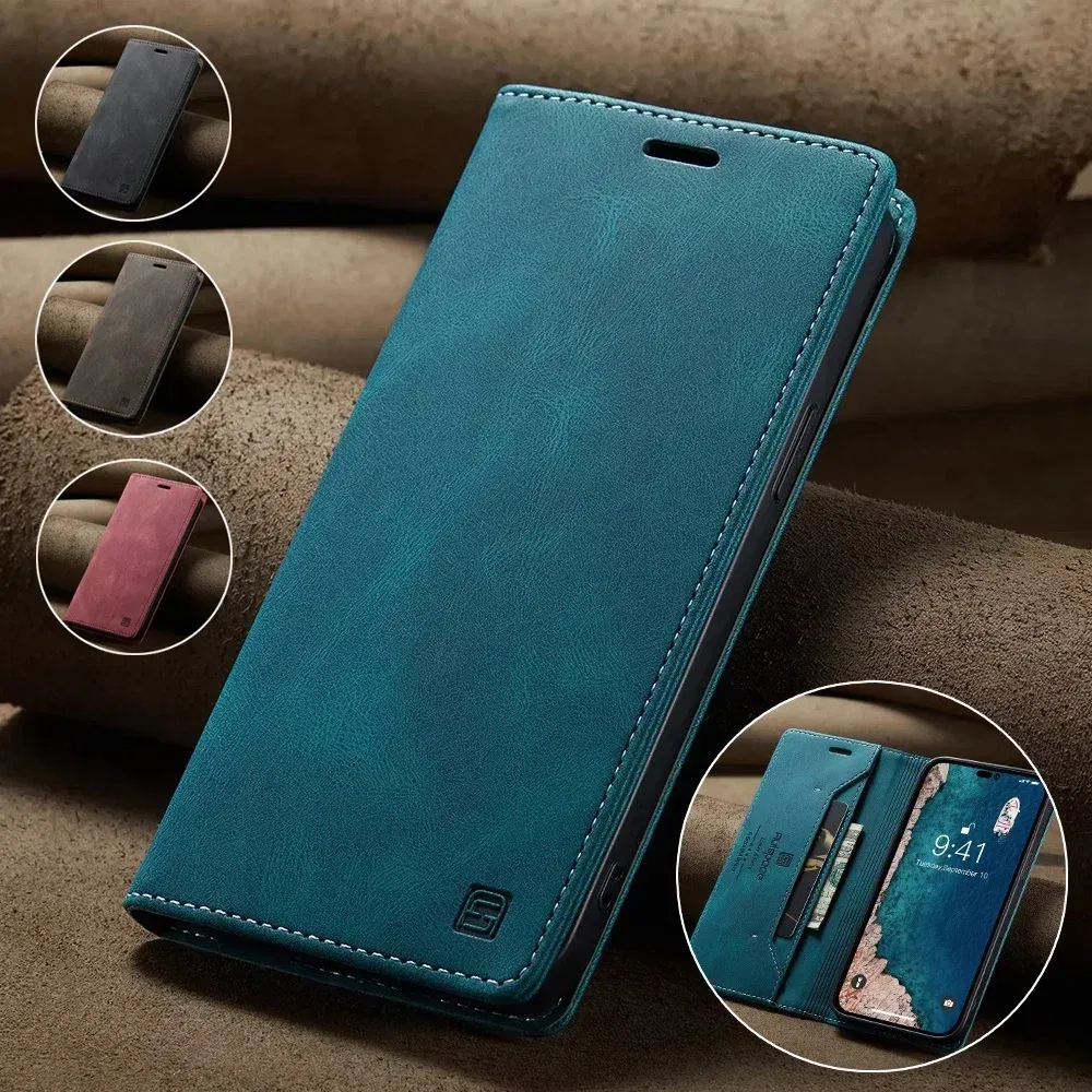 Color: Coffee, Material: PVC - Leather Cases for IPhone 16 15 14 13 12 11 Pro Max XR XS Max 8 7 6s Plus SE 2022 2020 Wallet Folio Flip Cover Rfid Blocking