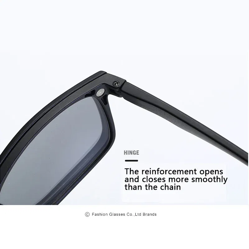 Lenses Color: Beige, Ships From: CHINA, Frame Color: WHITE - 6 In 1 Spectacle Frame Men Women With 5 PCS Clip On Polarized Sunglasses Magnetic Glasses Male Computer Optical 2201