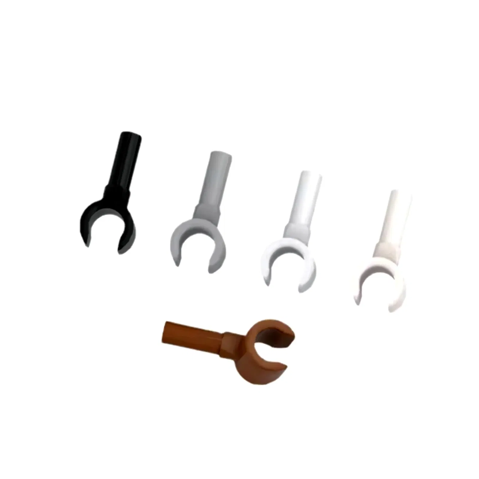 Color: Red - 10PCS 3820/983 Parts Minifig Hand Building Blocks 100% Compatible DIY Bricks Toys