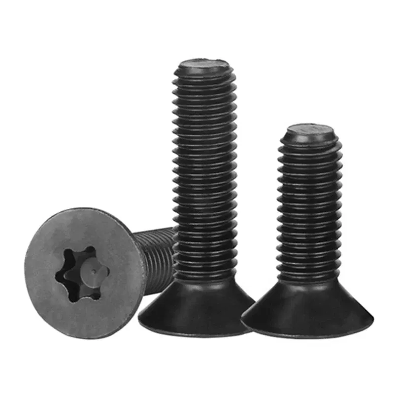 Size: M1.7, Length: 3mm - 10pcs/lot Flat Countersunk Screw Six Lobe Bolt Machine screw M2 M2.5 M3 M4 M5 M6 M8 M10 Black 304 Stainless Steel Torx Head