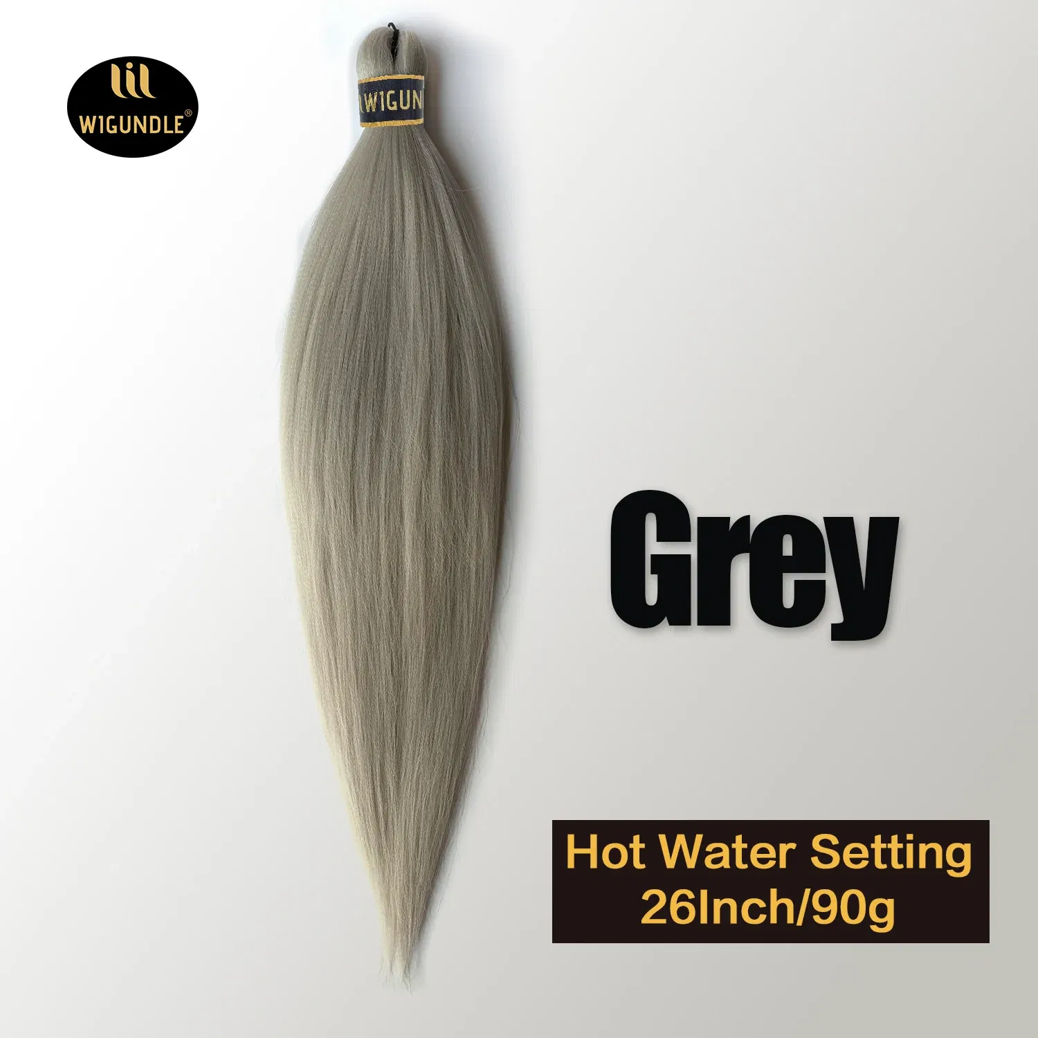 Color: P4/24, Stretched Length: 26inches, Bulk Buy: 1Pcs/Lot - Kanekalon 26inch Hot Water Set Pre Stretched Jumbo Braiding Hair Box Twist Braids Synthetic Hair Extensions For Women Soft Yaki