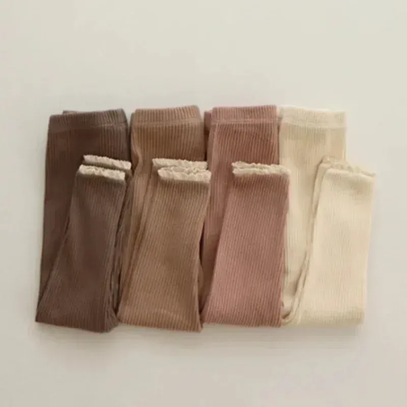 Color: SKY BLUE, Kid Size: 18M - New Infant Patchwork Leggings Cotton Baby Long Pants Toddler Girl Leggings Baby Clothing Autumn Kids Trousers