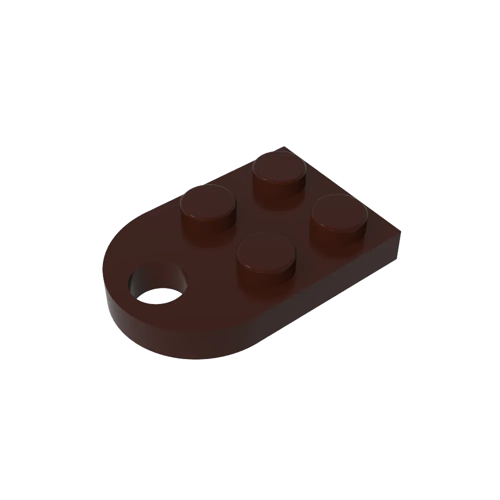 Color: Dark Green - Gobricks 1pcs Moc Bricks Plate Special Parts 3x2 with Hole Compatible with 3176 Assemble Building Block Kids Toys DIY Gift Adult