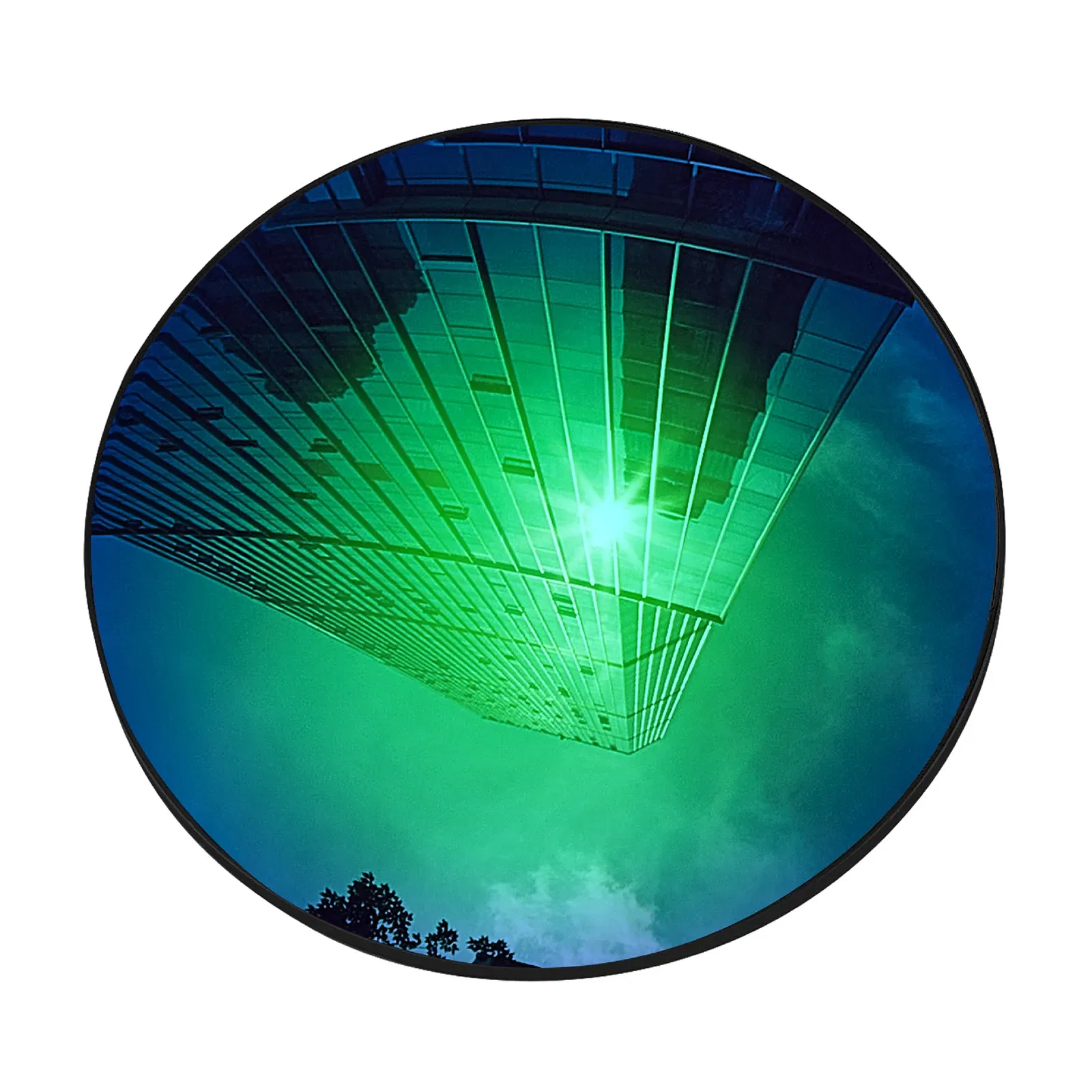 Lenses Color: Black Green, Lenses Degree: -6.50~-8.50 - HDTAC Prescription Replacement Lenses Customized Myopia Lenses Compatible With-Ray-Ban RW4010 Skyler 52mm Sunglasses