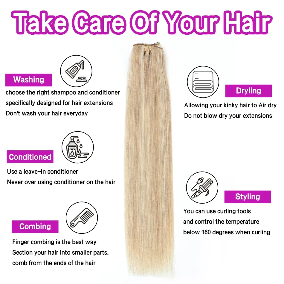 Color: #4, Length: 16inches - SOVO Clip In Hair Extensions Human Hair 3 Pieces Bone Straight Clip Ins Hair Extension 60-90G Real Natural European Hair 12-26"