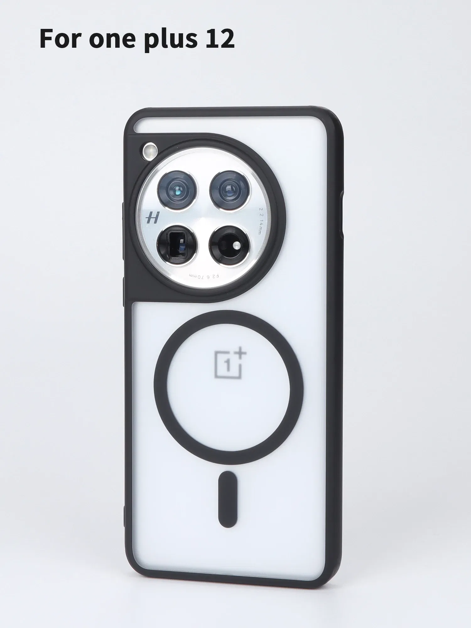 Color: Ivory, Material: ABS - Magnetic Case For OPPO One Plus 12 Shockproof Magsafe Wireless Charging Clear Phone Cover