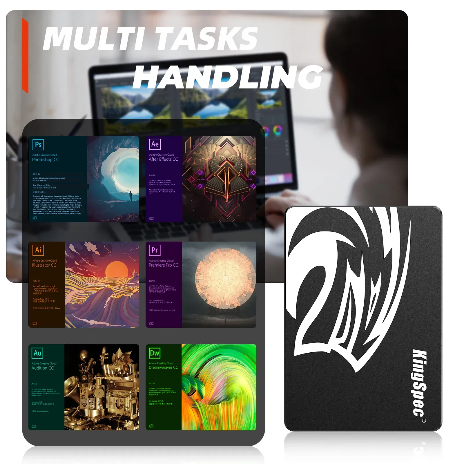 SSD Capacity: 256GB - KingSpec SSD Drive HDD 2.5 Hard Disk SSD 240GB 480GB 1TB 2TB 512GB 960GB SATA3 Disk Internal Hard Drive for Laptop PC