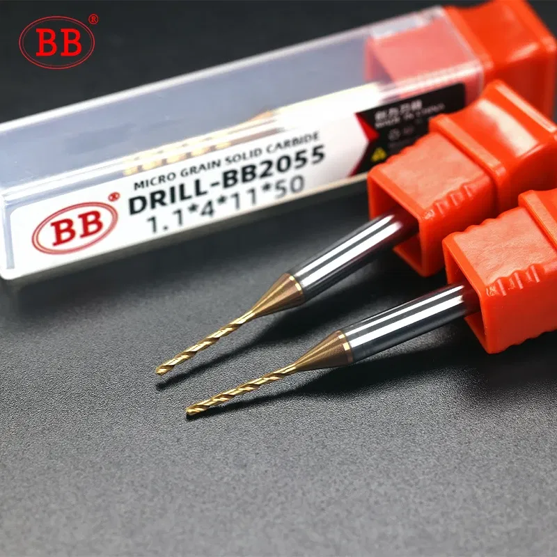 Hole Diameter: 11.8mm - BB 0.3~2.02mm Micro Drill Solid Carbide Bit Mini CNC Hole Making 3D Shank Diameter 4mm D4 Metal Steel Plastic 1PCS