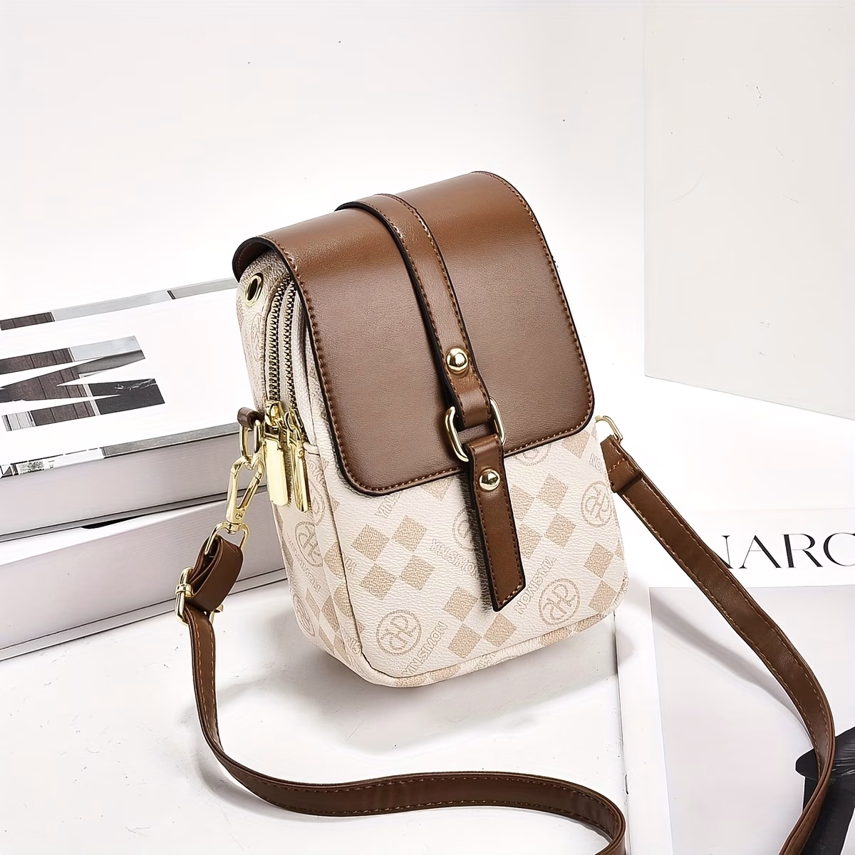 OSQS 2024 Multi-layer Crossbody Bag – Large Capacity, Fashionable & Practical for Women