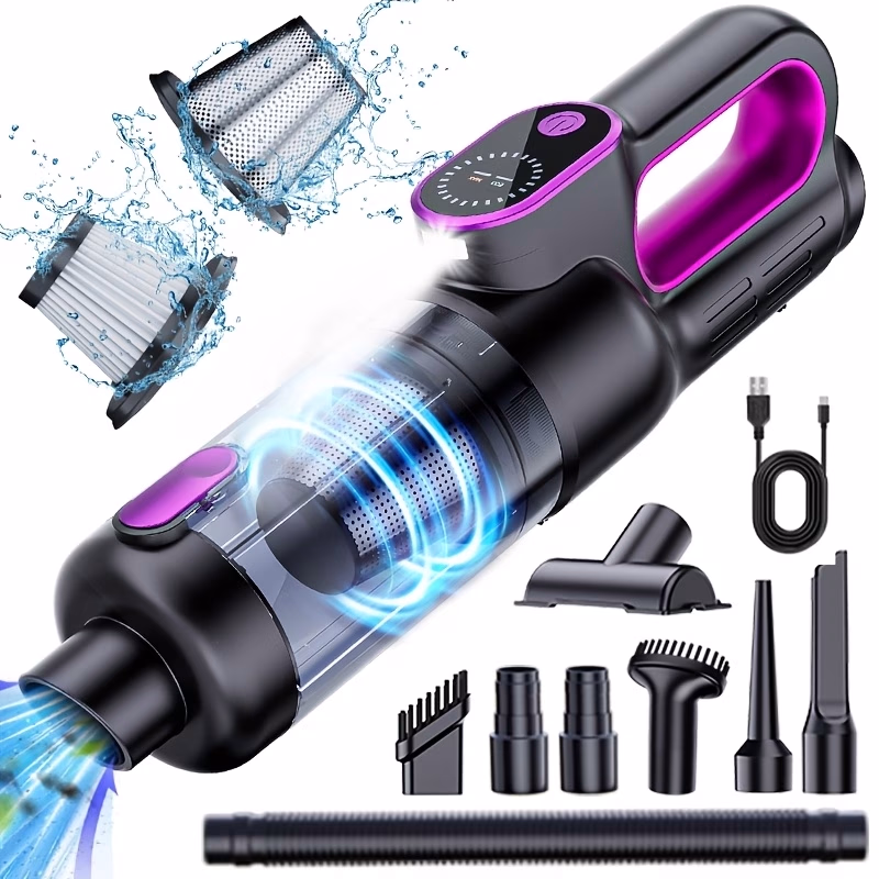SUITU Wireless Handheld Vacuum Cleaner for Cars and Homes – 2-in-1 Blower and Suction Cleaner