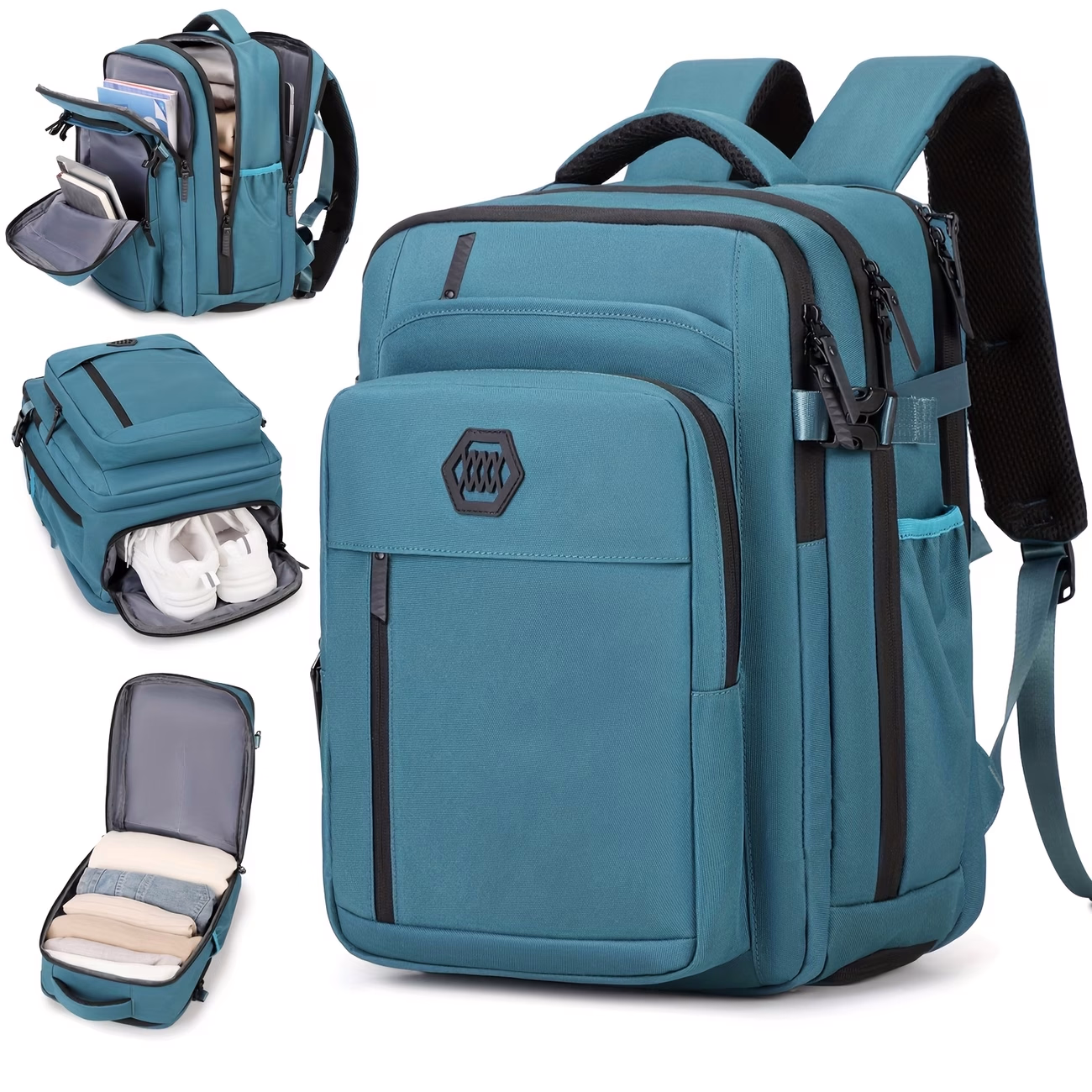 ENOSHI Women’s Travel Backpack – Airline-Approved Carry-On Backpack with Shoe Compartment and Luggage Strap