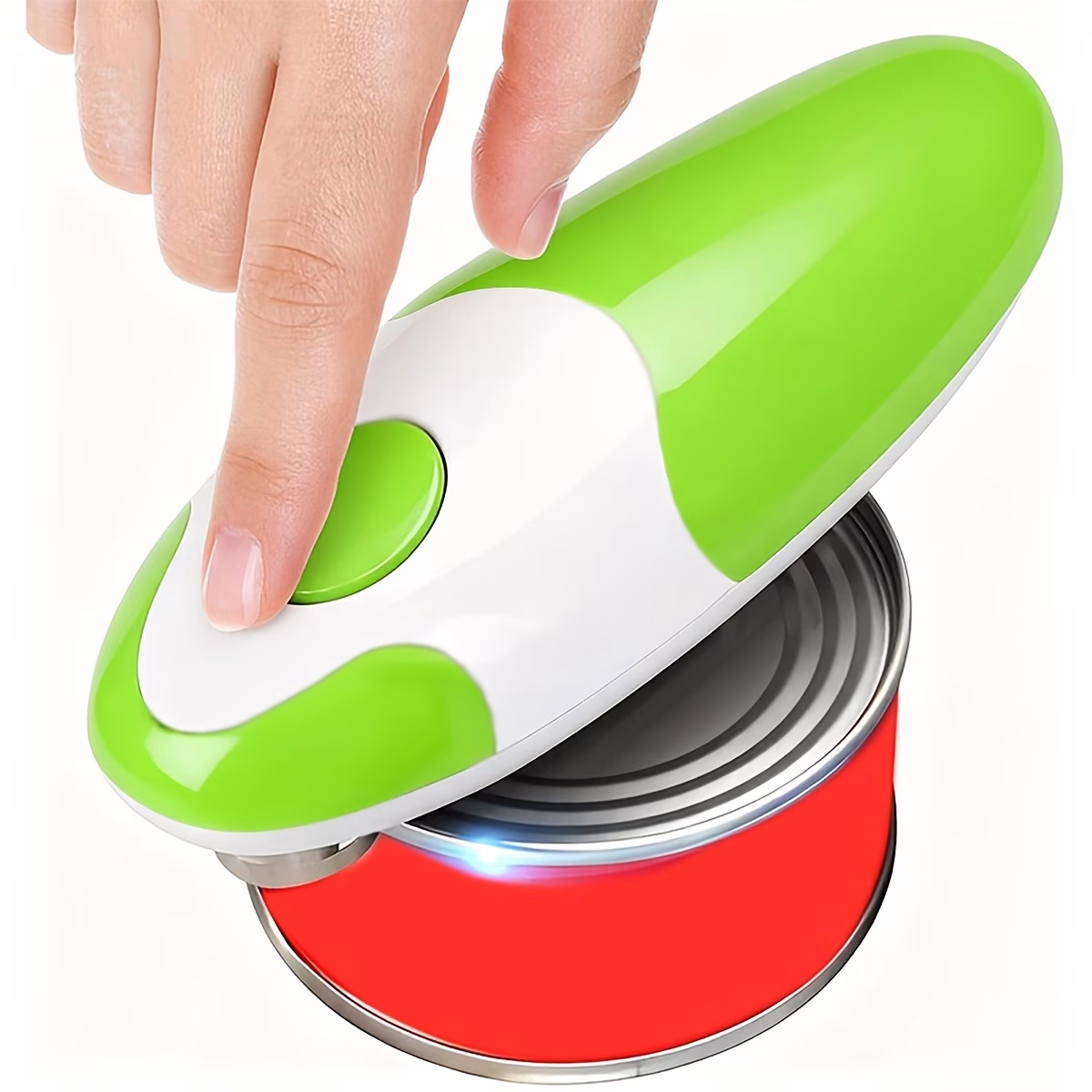 FEIYBA Electric Aluminum Can Opener with Smooth Edges – Safe and Automatic, Battery-Powered