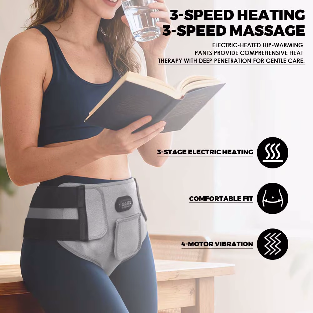 Vibration & Herbal Heating Pad Diaper for Period Cramps