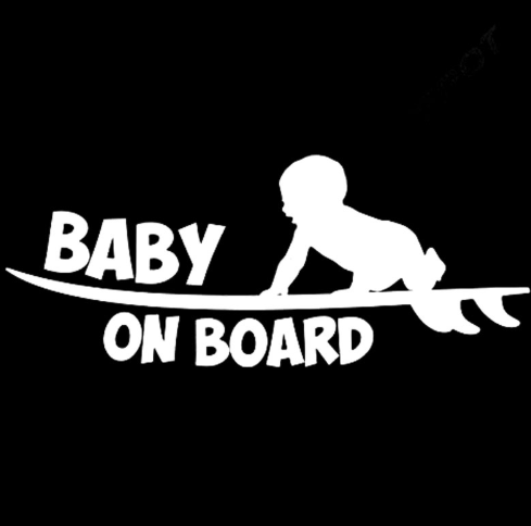 Baby On Board Sticker NZ